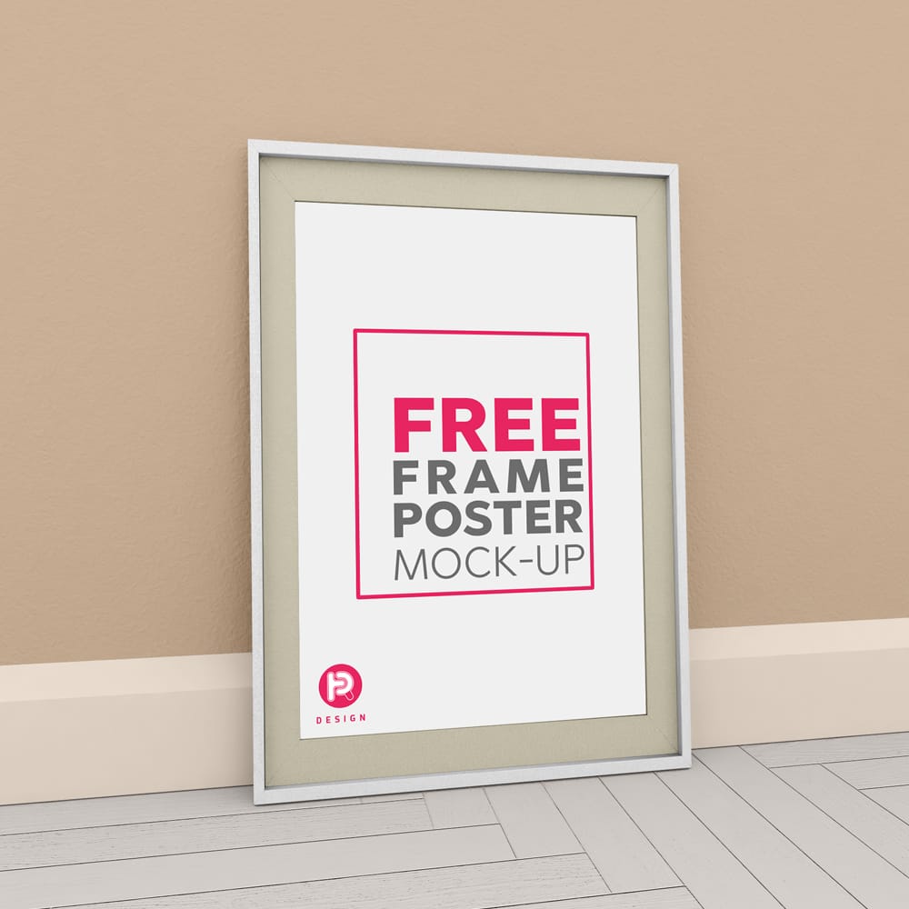 Free Frame Poster Mockup PSD