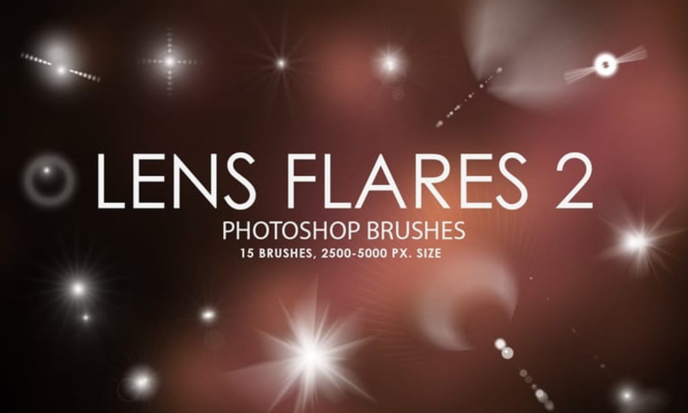 Free Lens Flares Photoshop Brushes