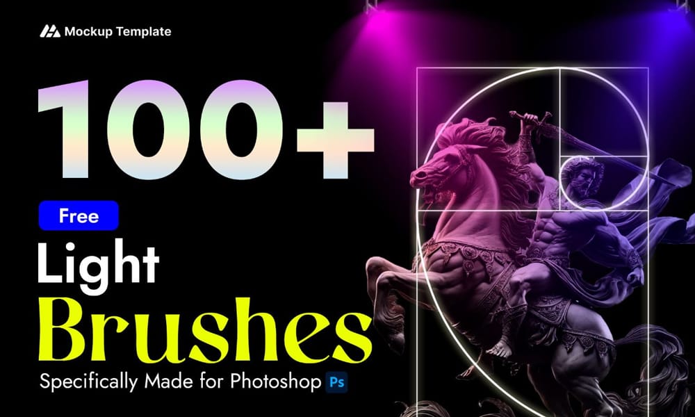 Free Light Brushes for Photoshop