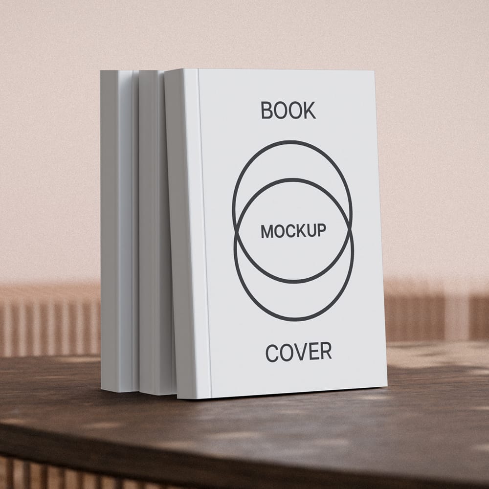 Free Realistic Book Covers Mockup PSD