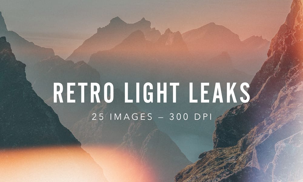 Free Retro Light Leaks Set