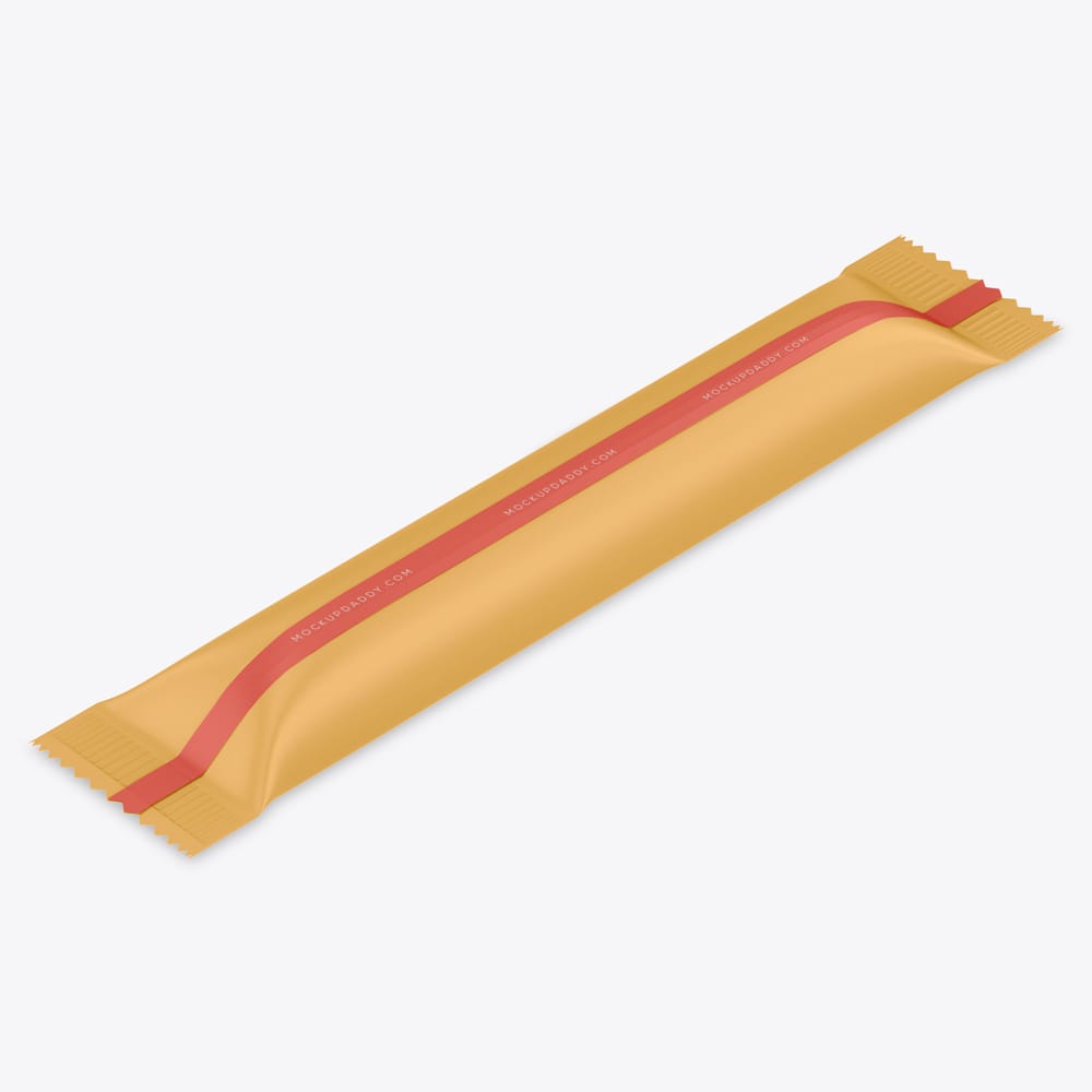 Free Stick Sachet Mockup PSD