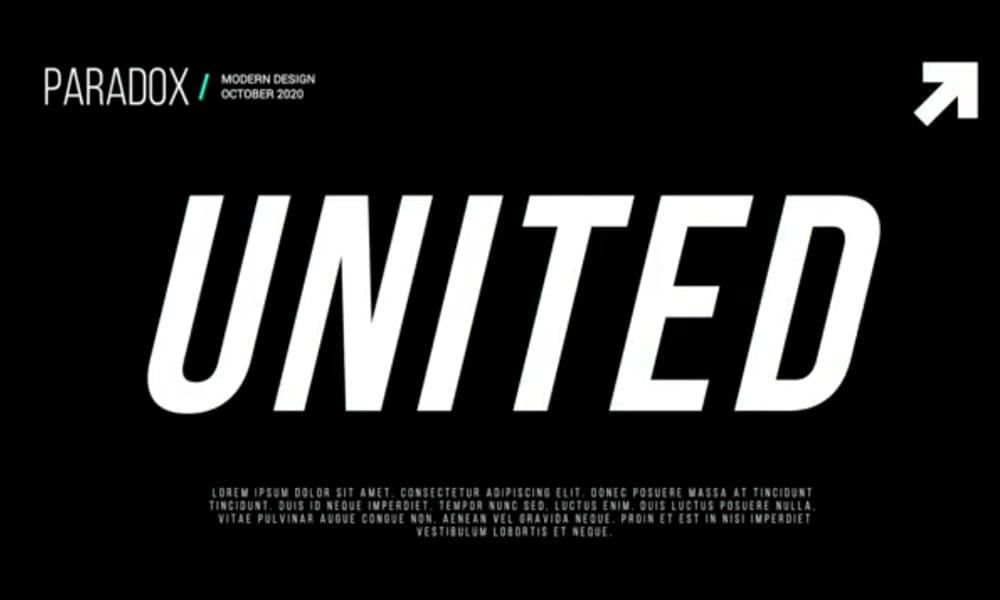 Fullscreen Glitch Title Template