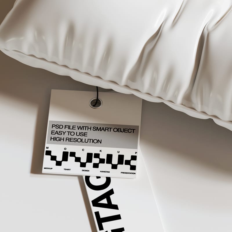 Hangtag Mockup Template PSD