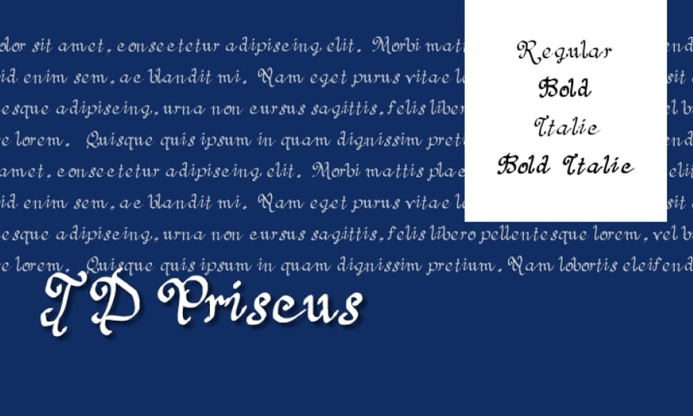 JD Priscus Font