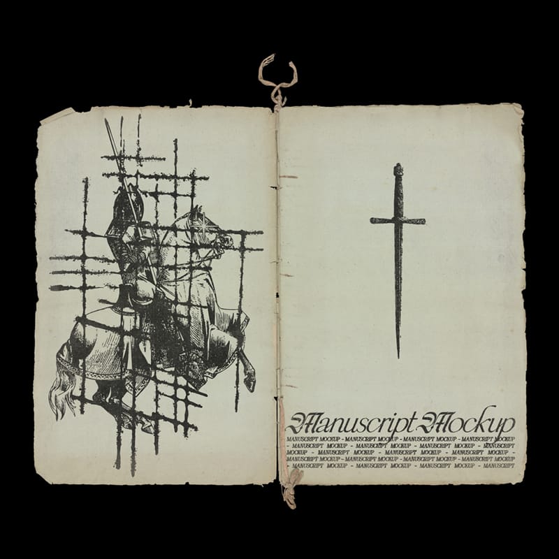 Manuscript Mockup PSD