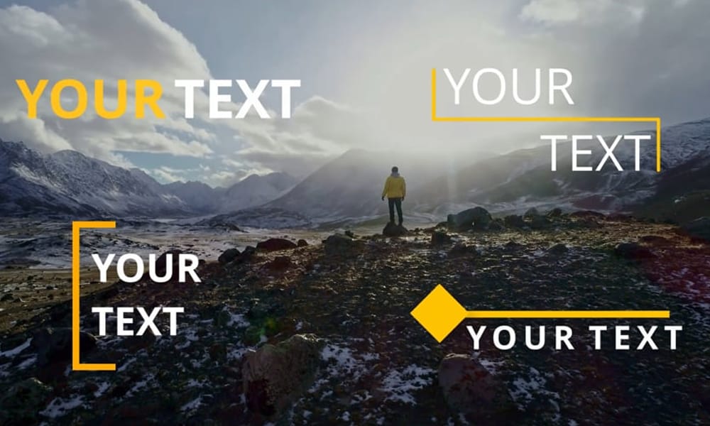 Modern Titles Templates for DaVinci Resolve