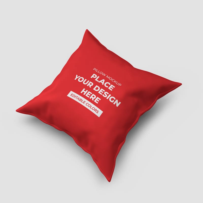 Pillow Cushion Mockup Template PSD