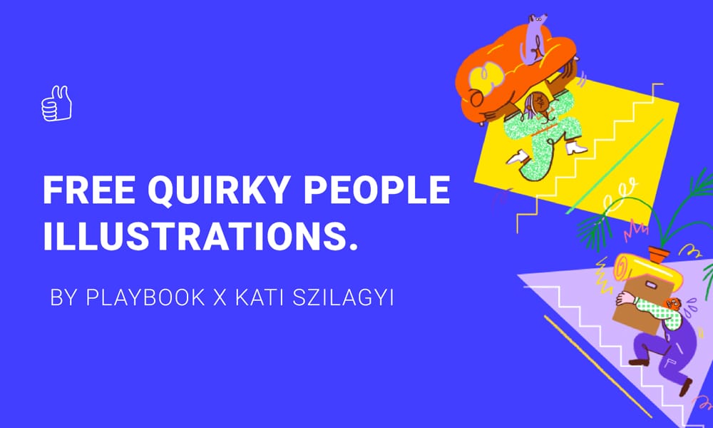 Quirky People — playful figma illustration pack with exaggerated proportions