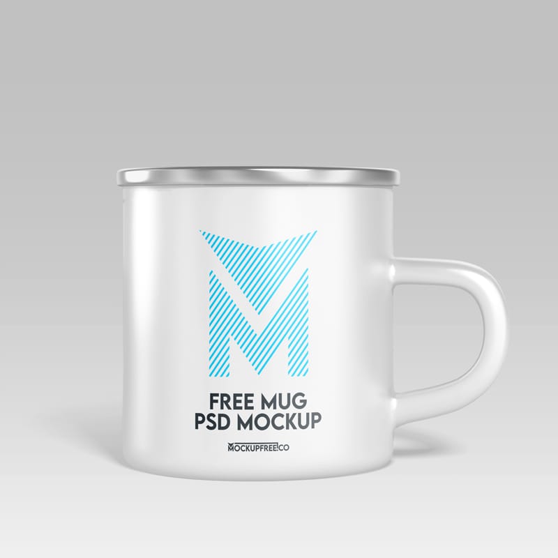 Realistic Mug Mockup Template PSD