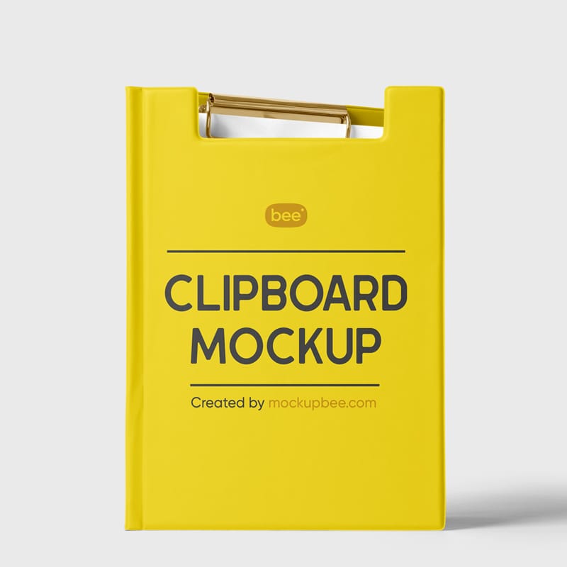 Standing Corporate Clipboard Mockup PSD