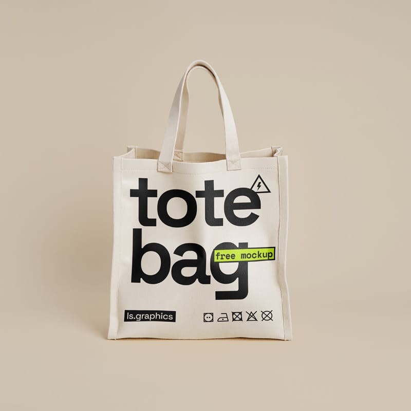 Stylish Tote Bag Mockup PSD