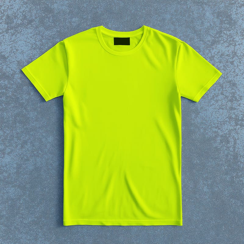 T-shirt Floor Background Mockup PSD