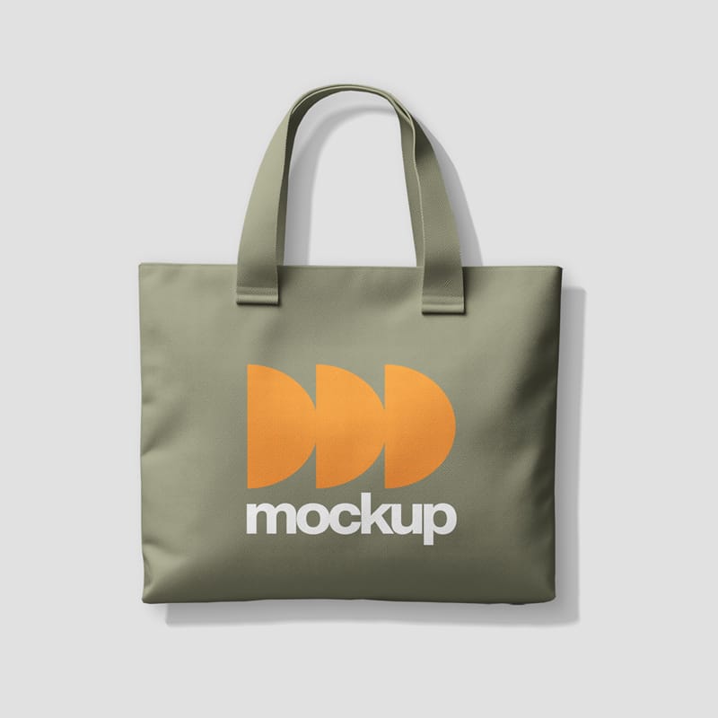 Tote Bag Mockup Clean Setup PSD