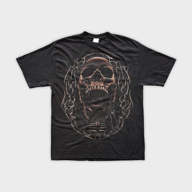 Vintage Tee Mockup Template PSD