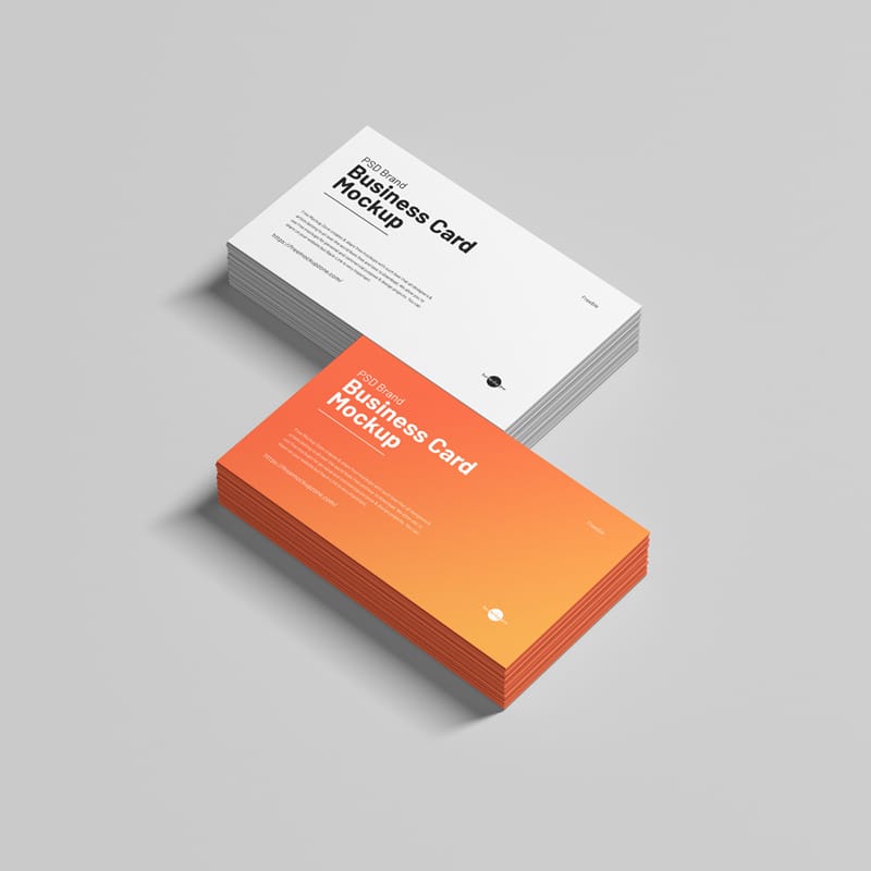 Brand Business Card Mockup Design PSD