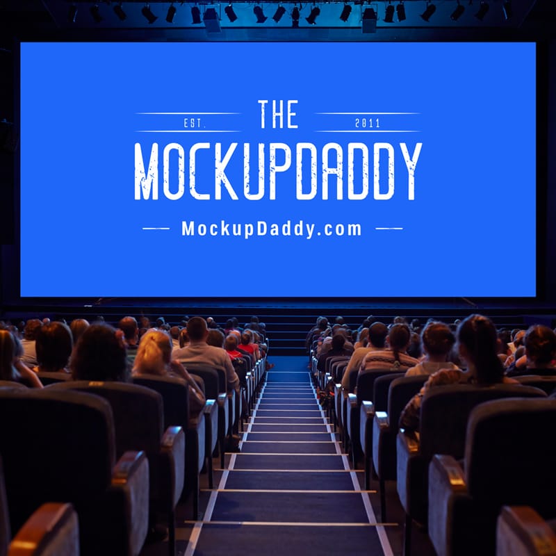 Cinema Hall Mockup PSD