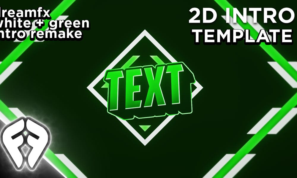 Minimal 2D intro animation for After Effects.