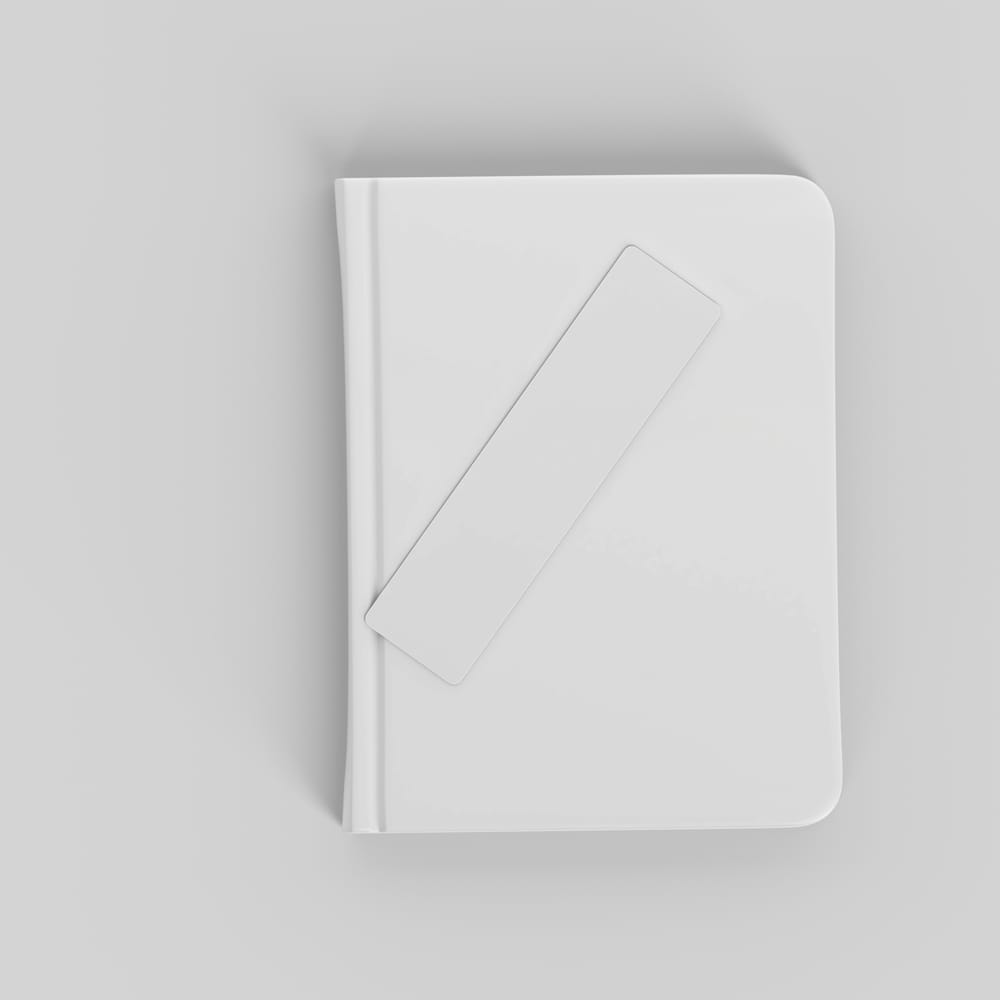 Free Book Cover and Bookmark Mockup PSD