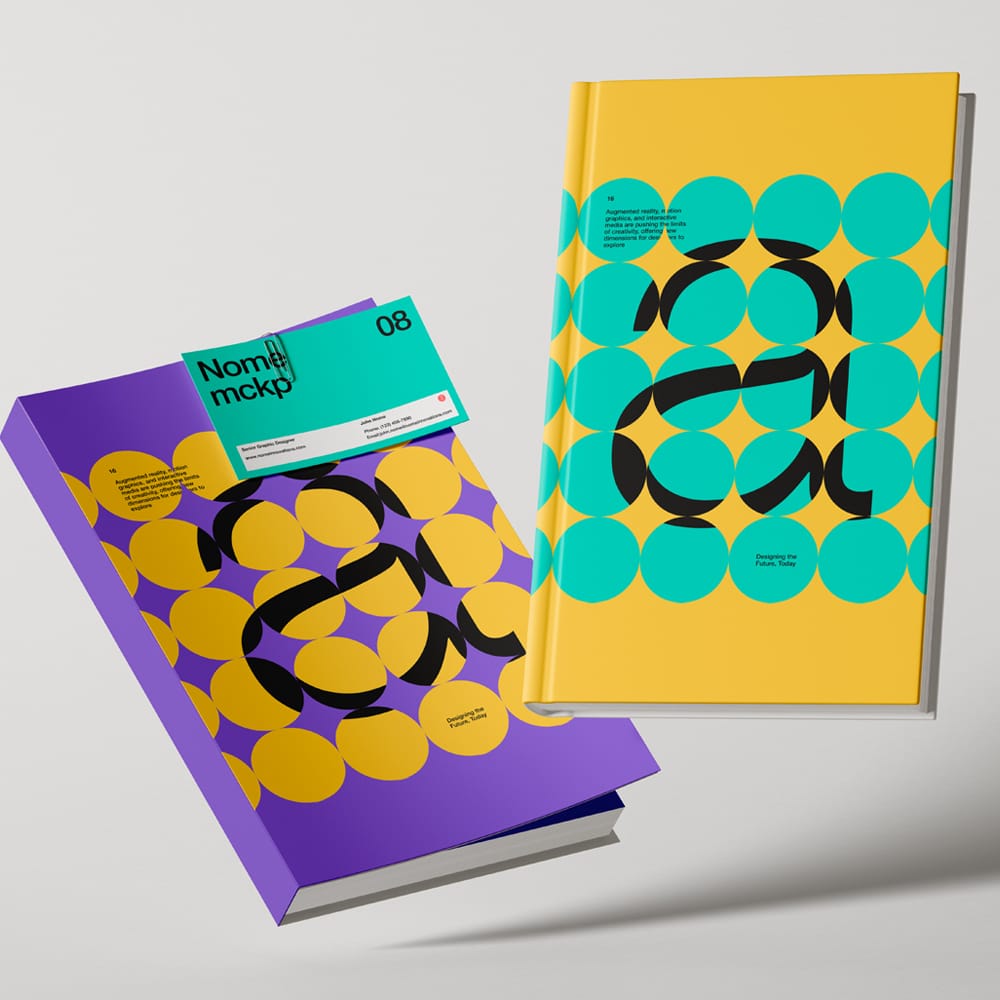 Free Book Mockup for Stunning Cover Presentations PSD