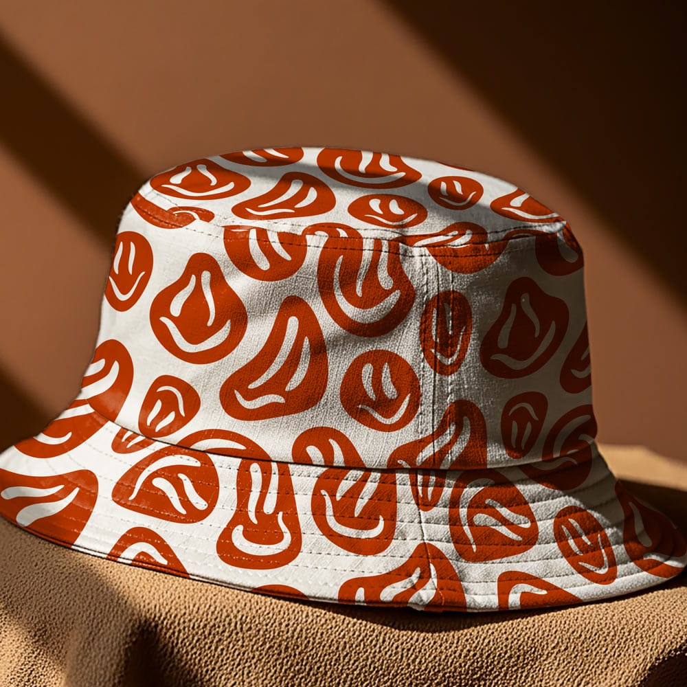 Free Bucket Hat Mockup with Natural Light PSD
