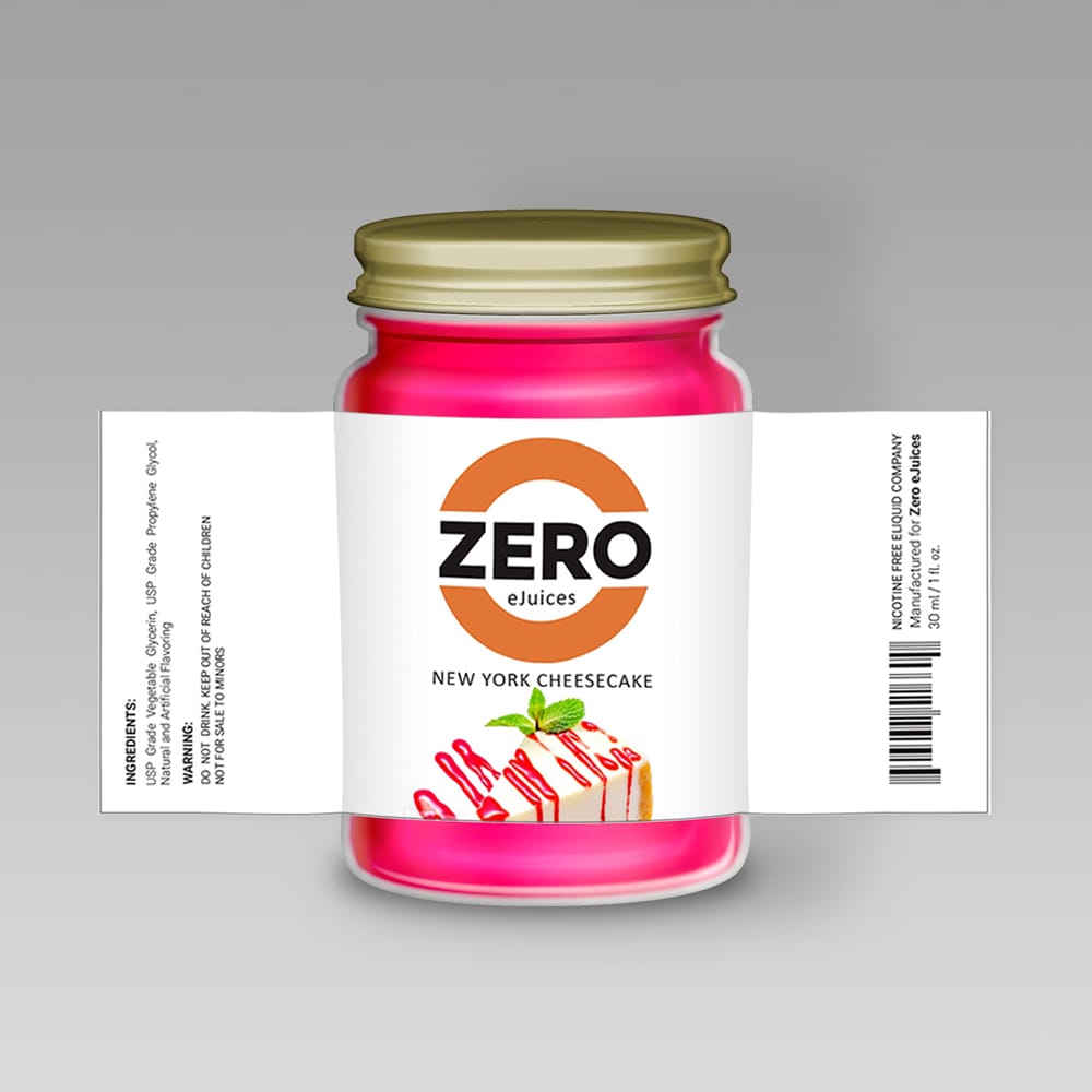 Free Cheesecake Jar Label Mockup PSD