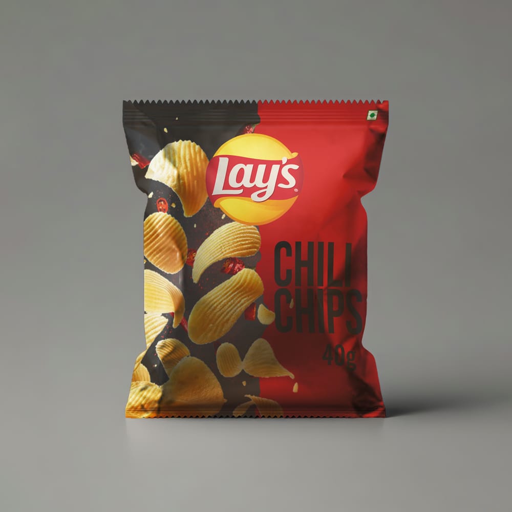 Free Chips Snack Pack Mockup PSD