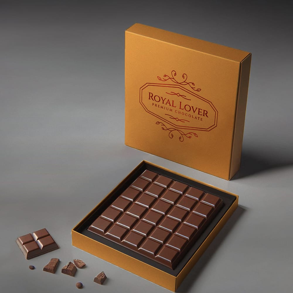 Free Choco Gift Pack Mockup PSD