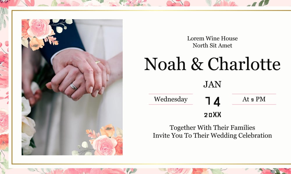 Free Effective Wedding Invitation Presentation 