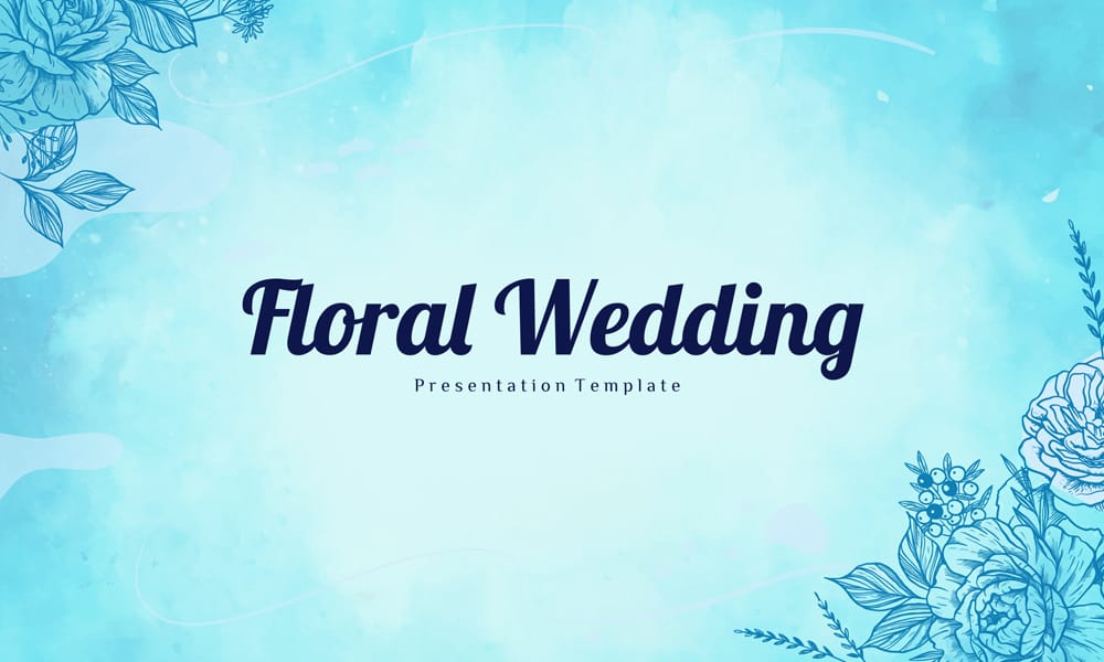 Free Floral Wedding Templates