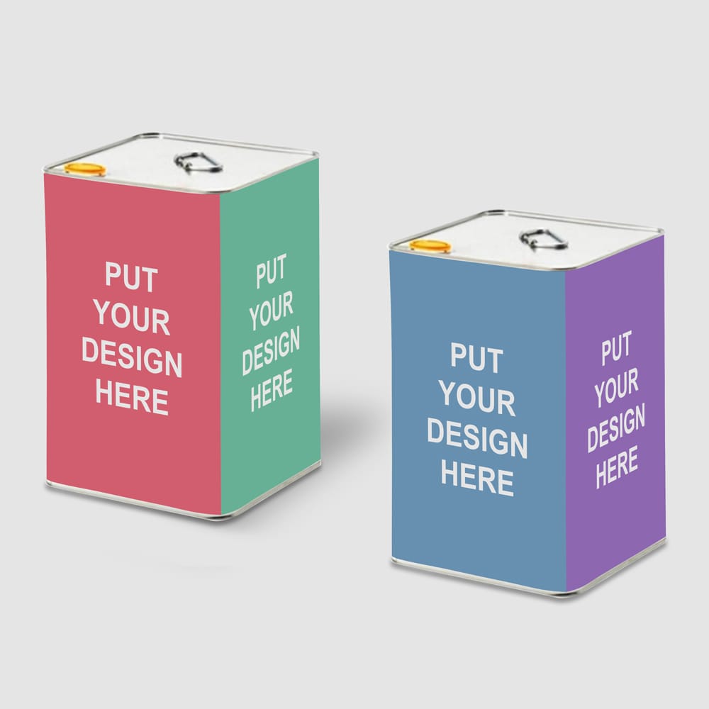 Free Oil-Ghee 15kg Tin Mockups PSD
