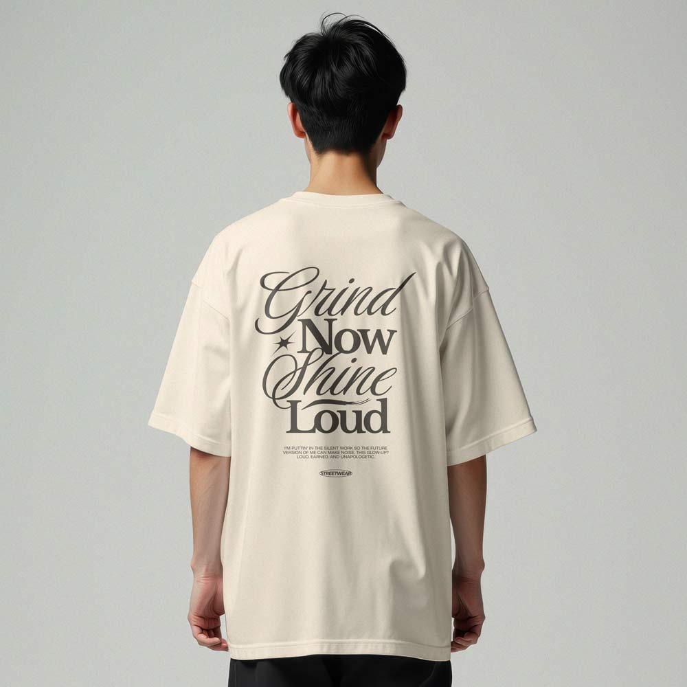 Free Photorealistic Oversized T-Shirt Mockup PSD