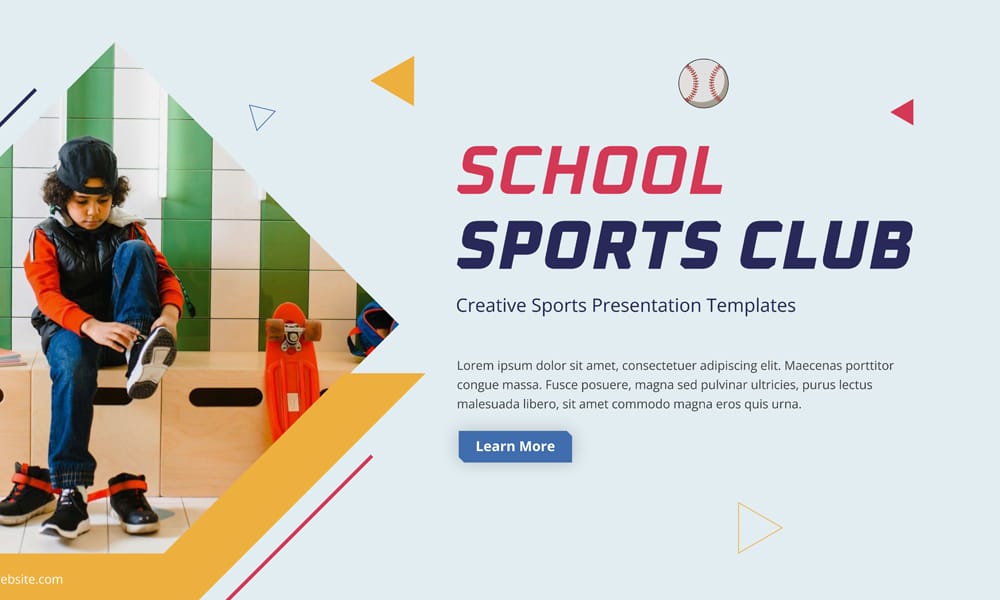 Free Sports Presentation Template