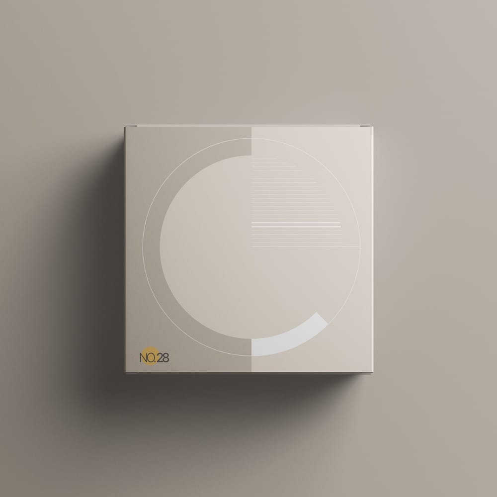 Free Square Flat Box Mockup PSD