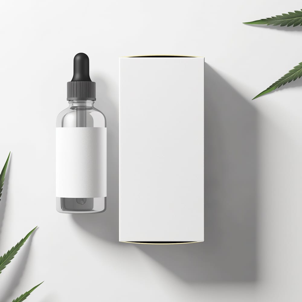 Free Transparent Dropper Bottle Packaging Mockup PSD