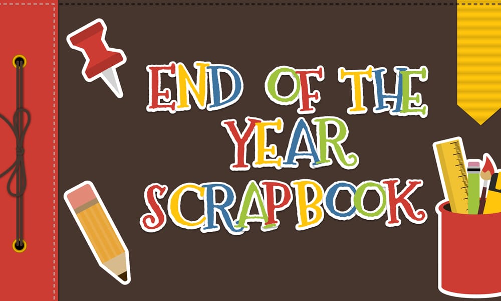 Free memory book template for Google Slides