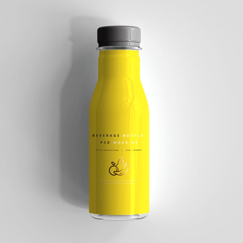 Fresh Look Bear Bottle Mockup PSD