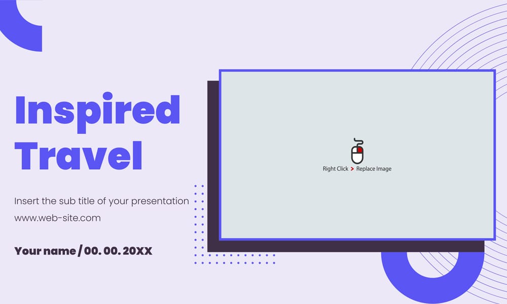 Inspired Travel Google Slide Template 