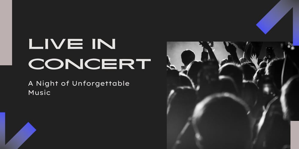 Modern Music Event Presentation