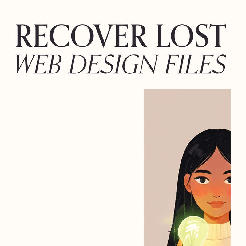 Recover Lost Web Design Files