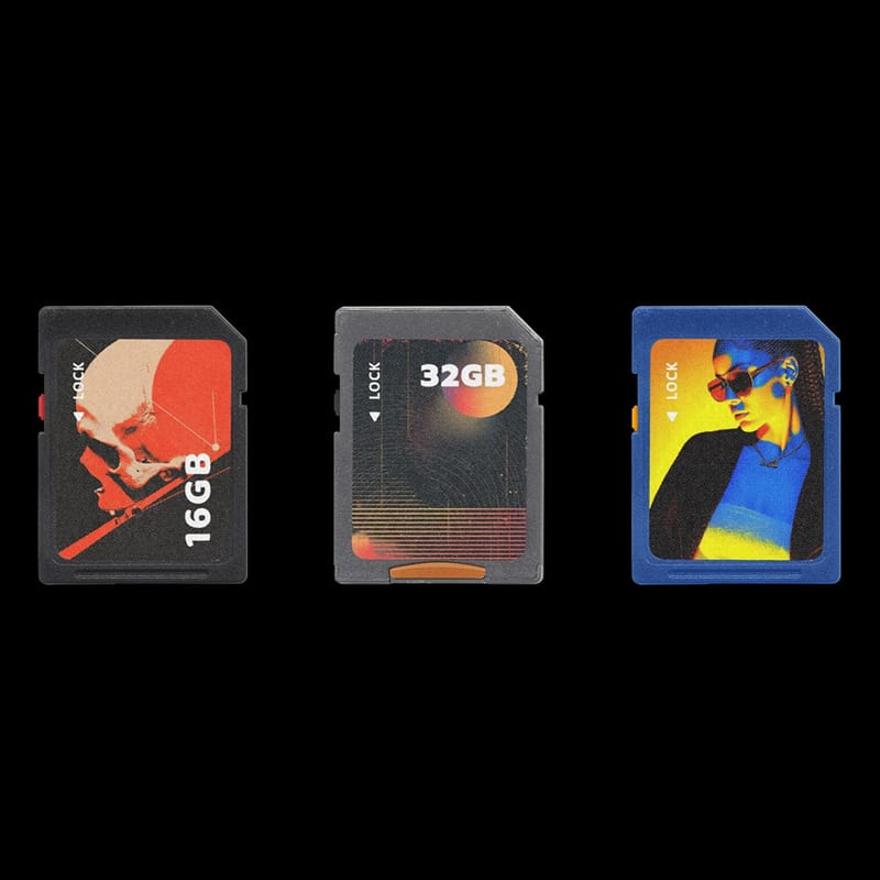 SD Card Mockup Pack PSD