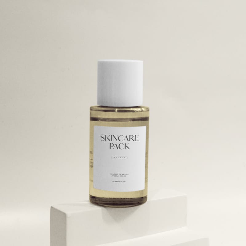 Skincare Packaging Mockup PSD
