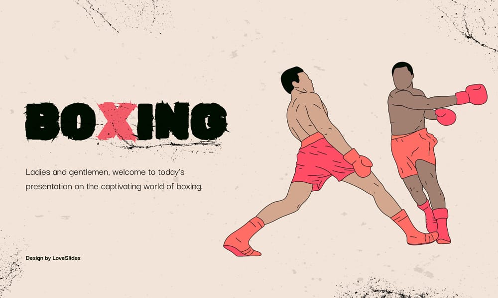 Stylish History of Boxing Template