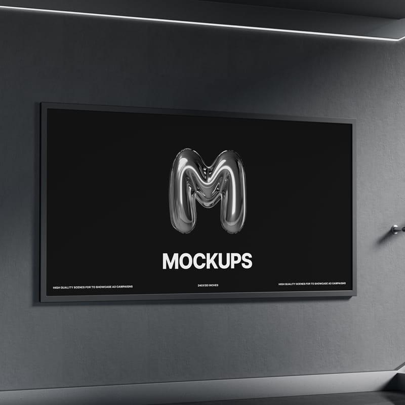 Urban Billboard Mockup PSD