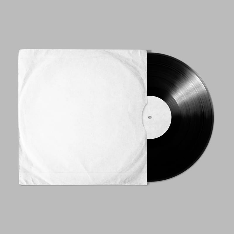 Vinyl Record Mockups Set PSD