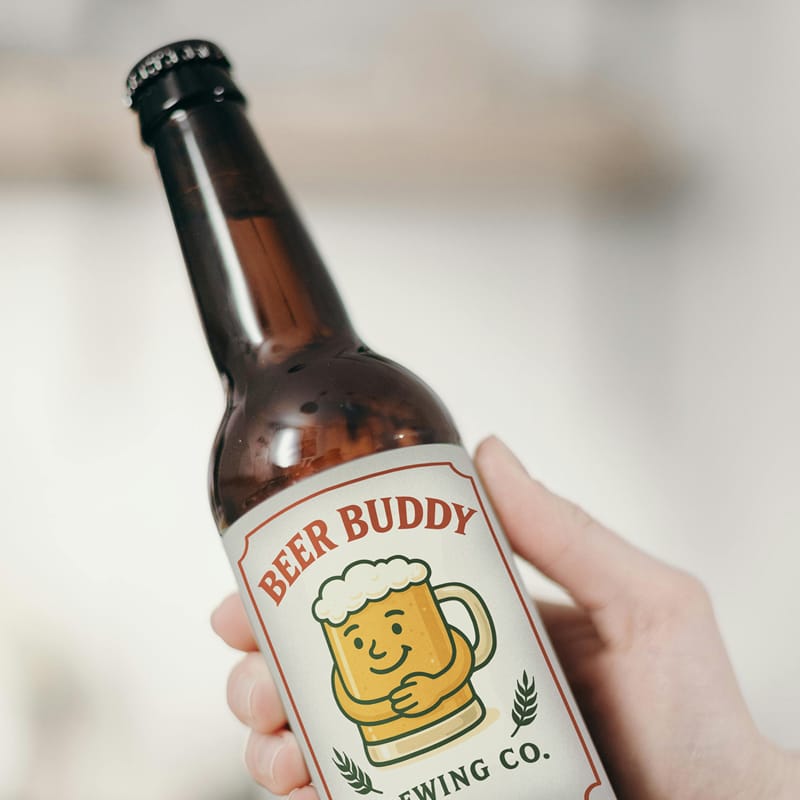 Beer Buddy Mockup PSD