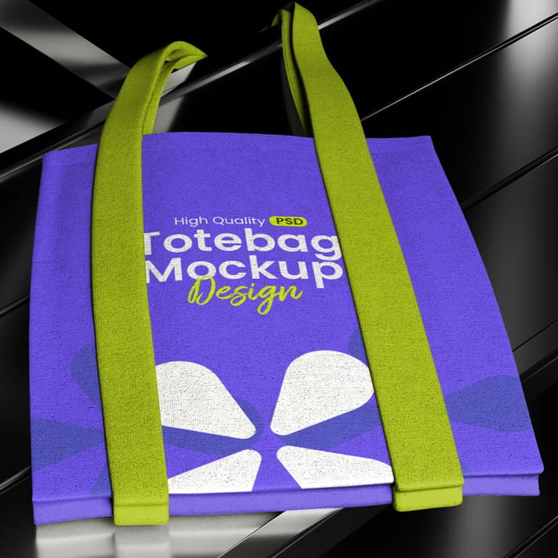 Branding Tote Bag Mockups PSD