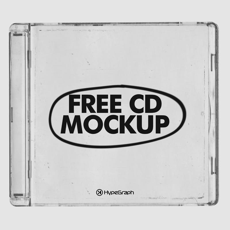 CD Packaging Mockup PSD