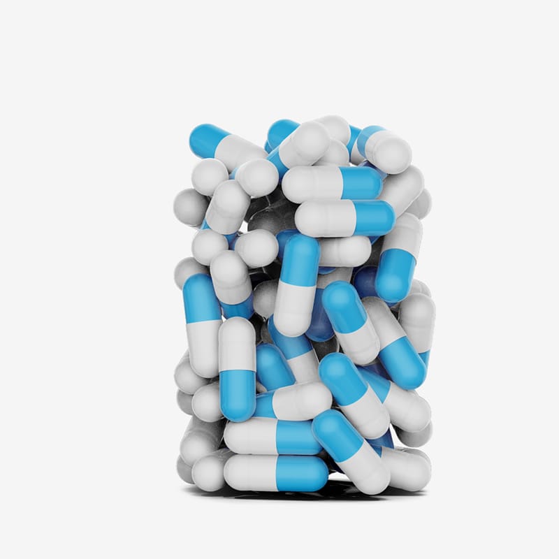 Capsules Mockup PSD