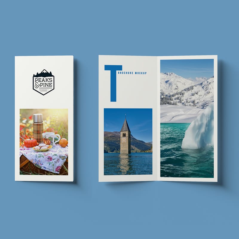 Company Premium Brochure Mockup PSD